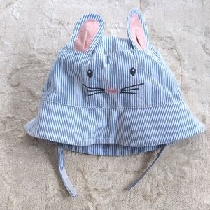 Baby Boden Bunny Hat. Size 12-24M